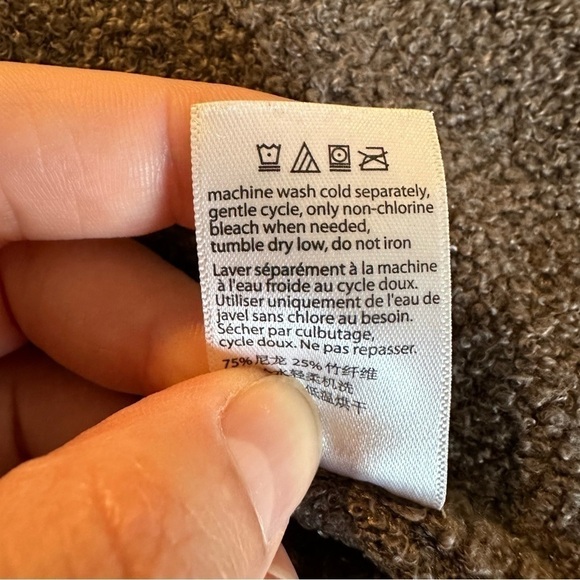 Barefoot Dreams CozyChic Gray Tunic Length Hooded Cardigan - Picture 7 of 7